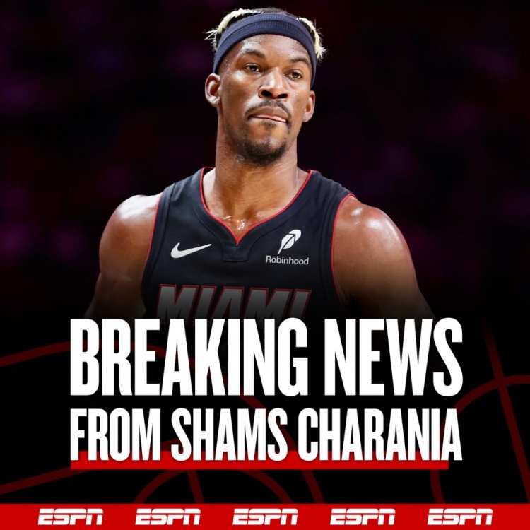  突发！Shams：巴特勒错过了球队航班 将被热火禁赛两场！