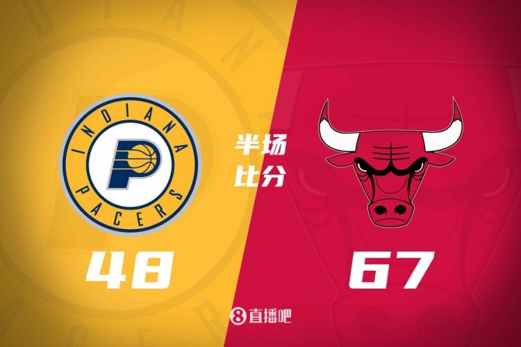 基迪21+5 怀特16分 特纳15分 公牛次节轰40分&半场领先步行者19分